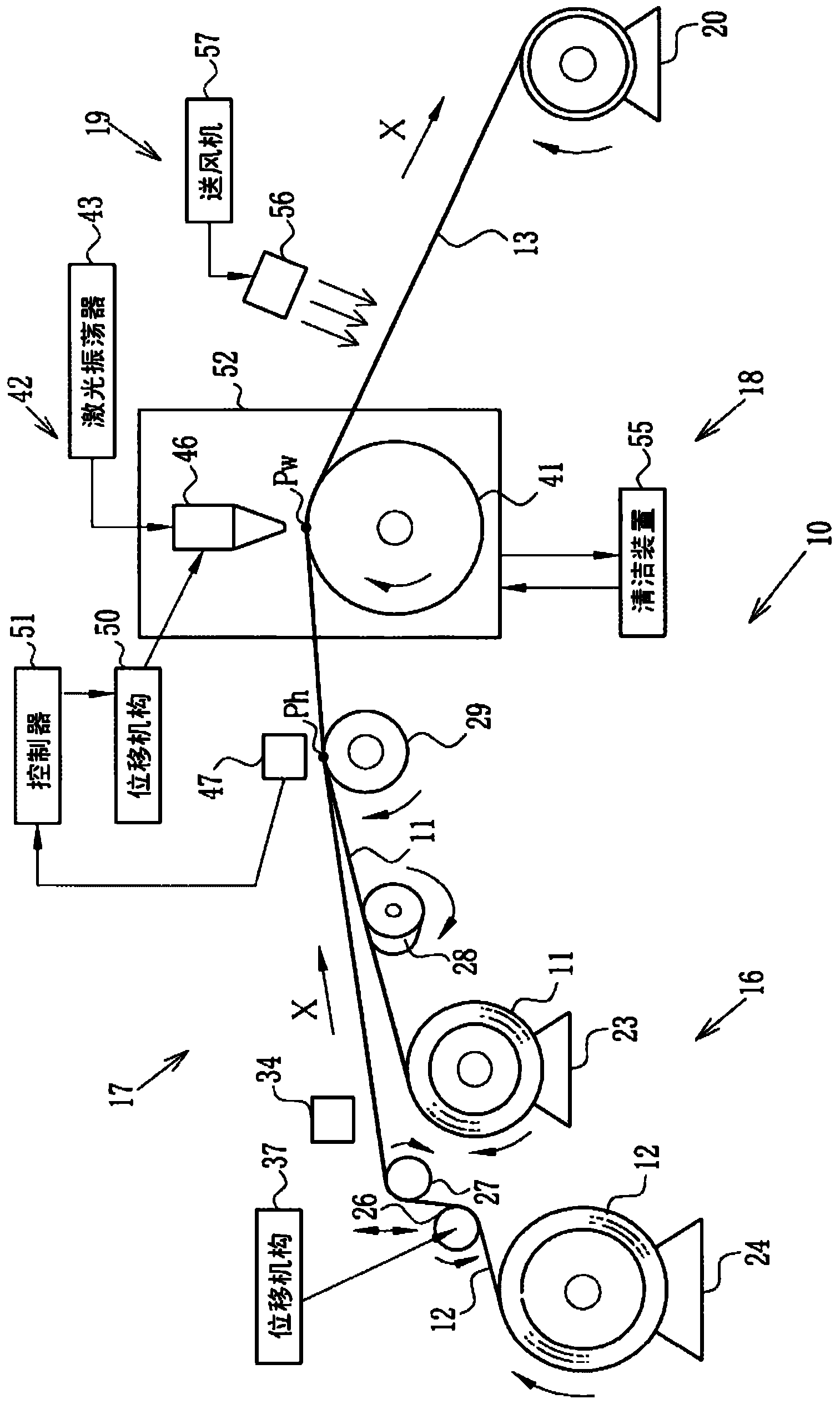 Method and device for solution filming