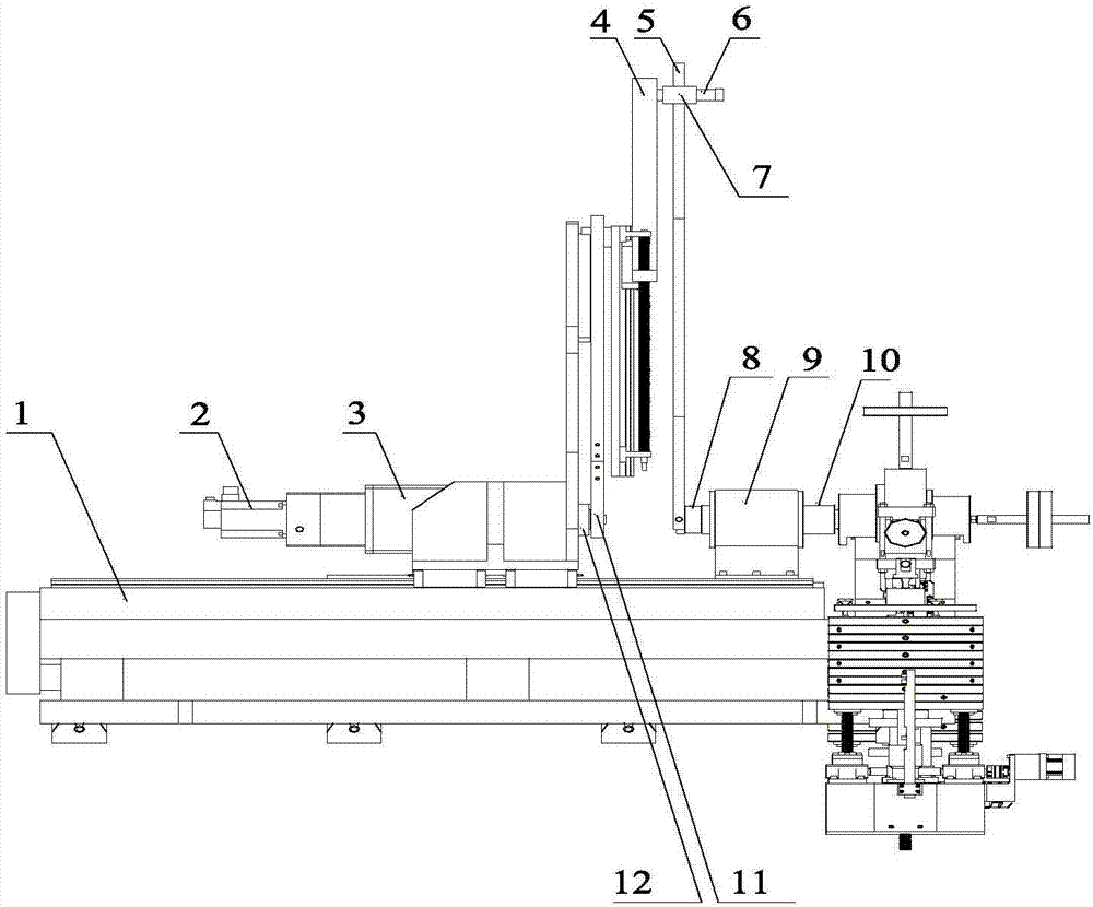 Standard torque wrench calibration device based on deadweight torque standard machine and method thereof