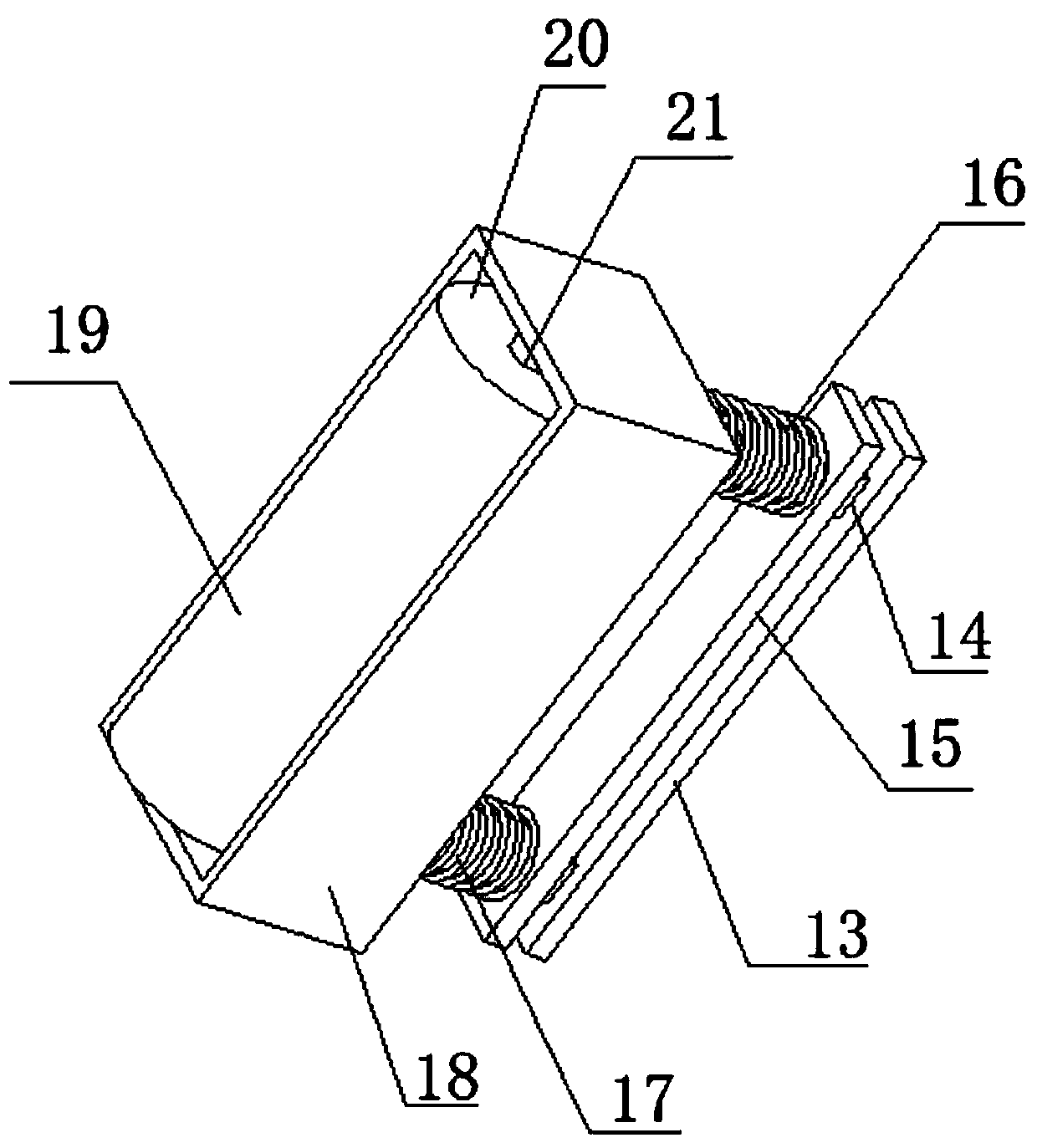 Cable take-up and pay-off device capable of compressing cable for communication engineering