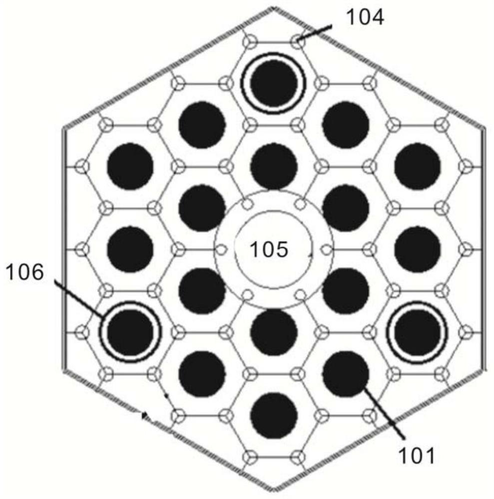 Small prismatic annular air-cooled micro-reactor core system with densely arranged coolant channels