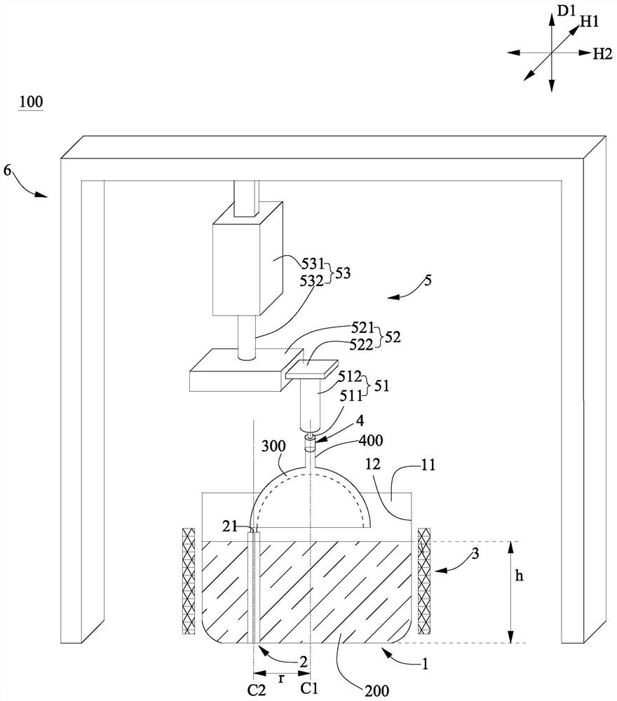 Preparation device and preparation method of dome cover window