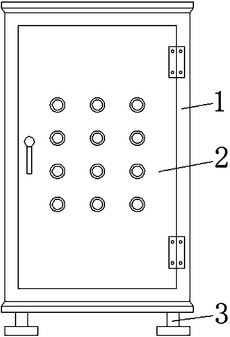 Control cabinet for printing equipment