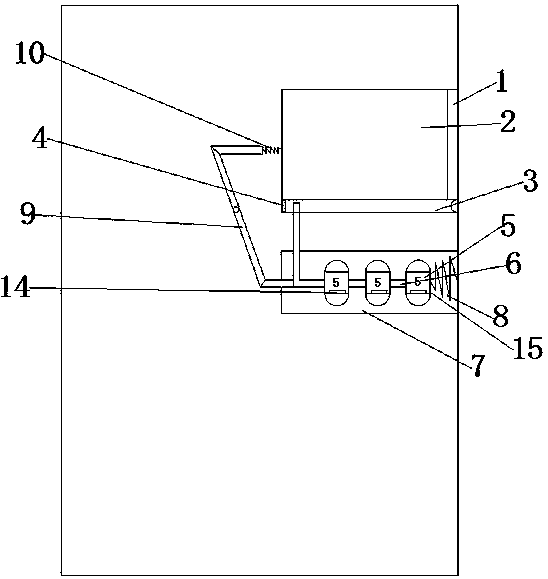 A lock structure of a card slot