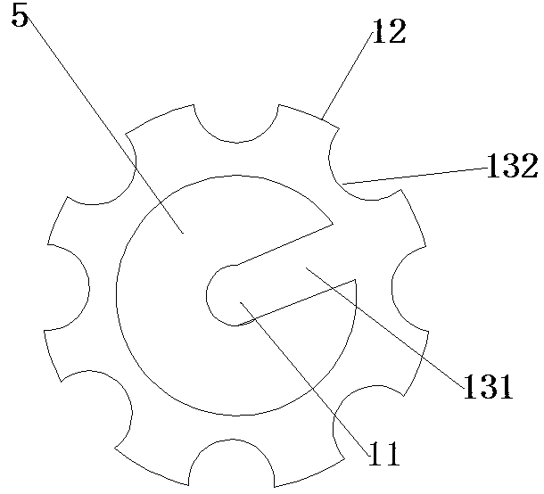 A lock structure of a card slot