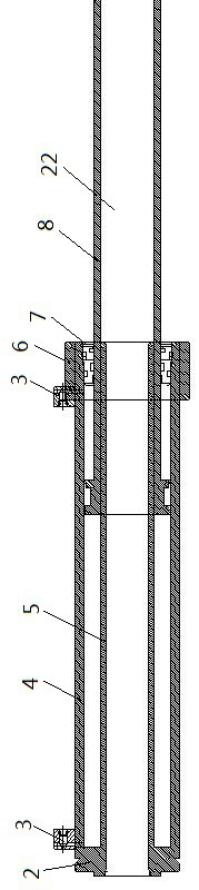 Chain type dragging machine driven by oil cylinder