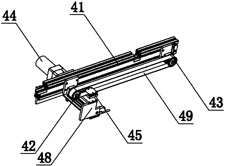 Stocking carrying machine hand device and carrying method thereof