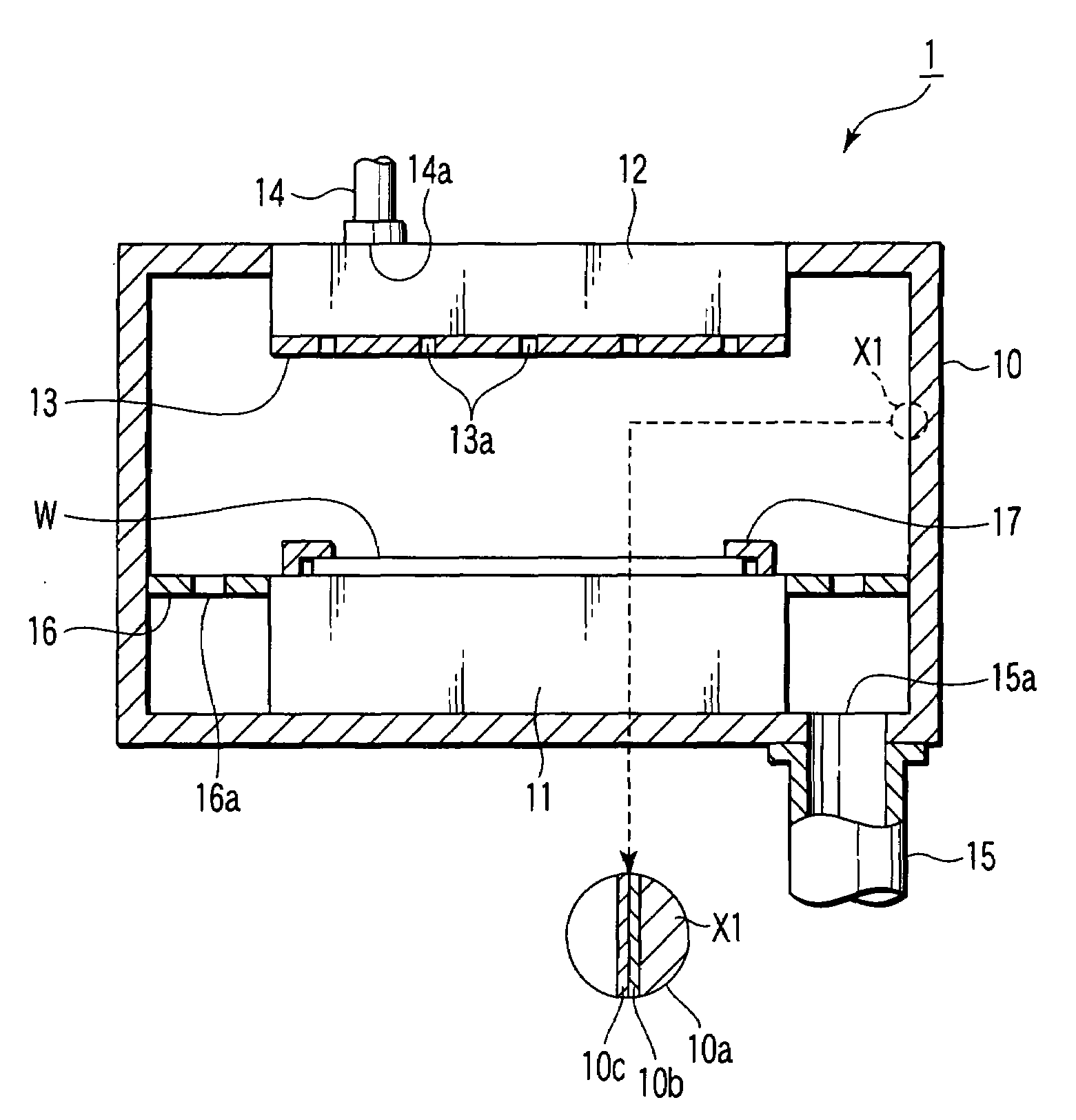 Component for semicondutor processing apparatus and manufacturing method thereof