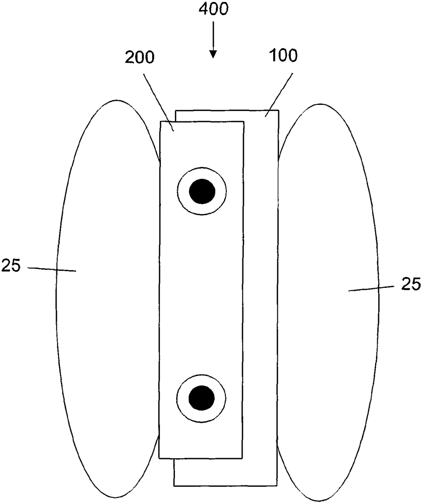 Base assembly for spare wheel lock bracket