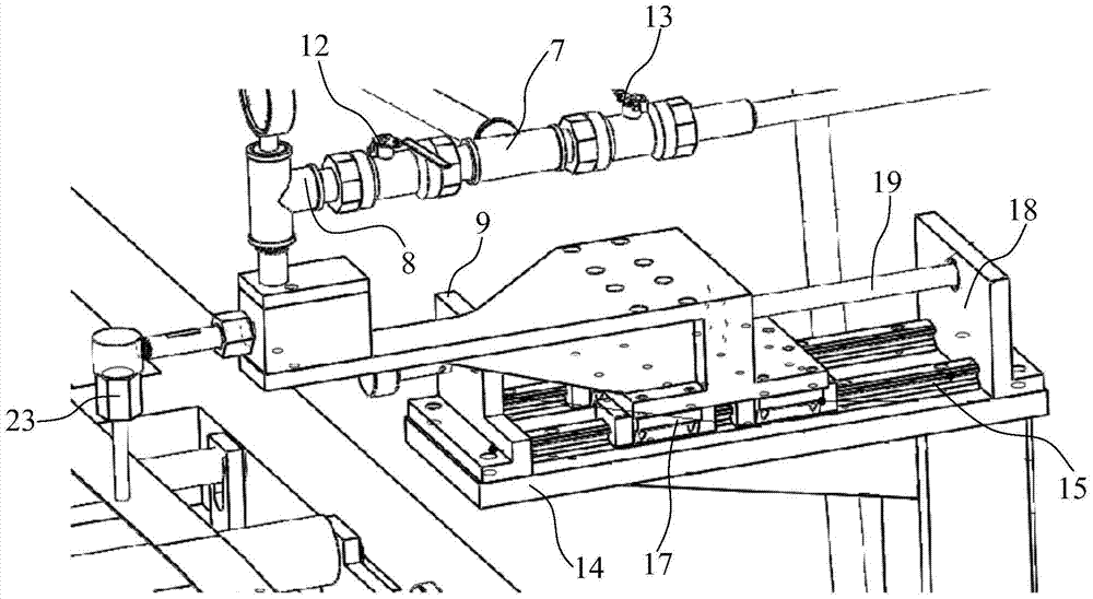 Intelligent ointment coating device for optical fiber cable