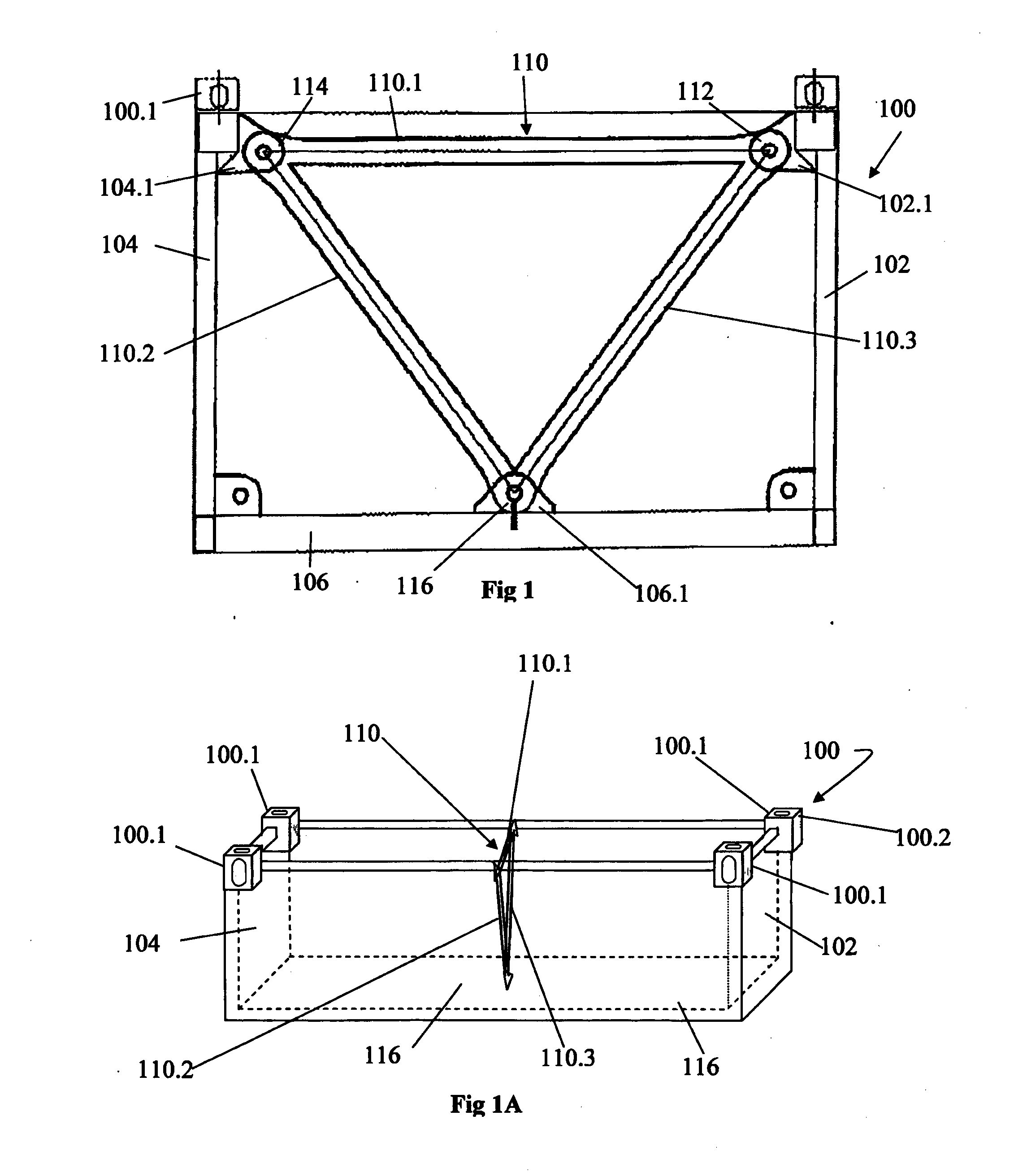 Improved container, container construction, handling method and apparatus
