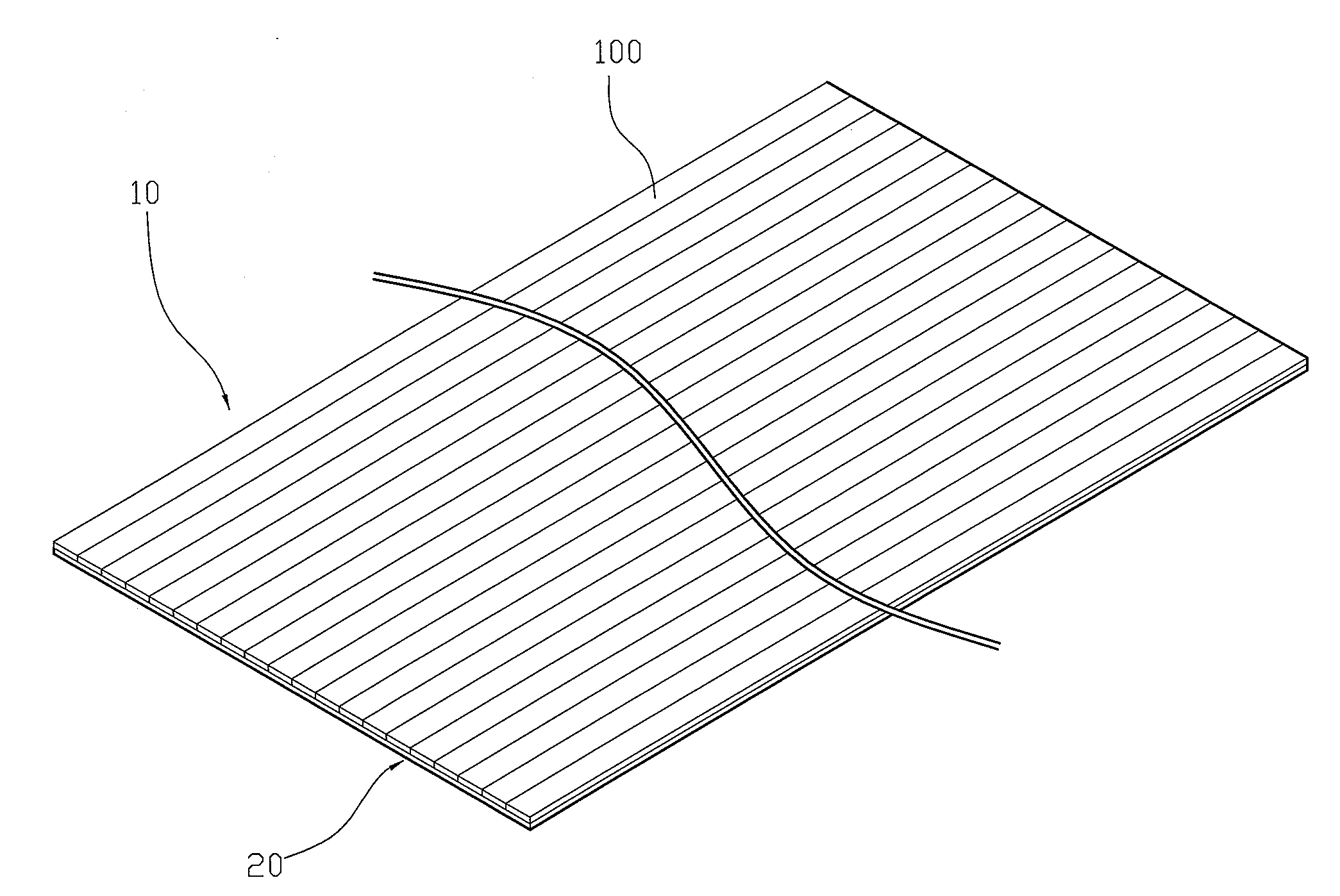Pre-Dipping Carbon Fiber Cloth Structure