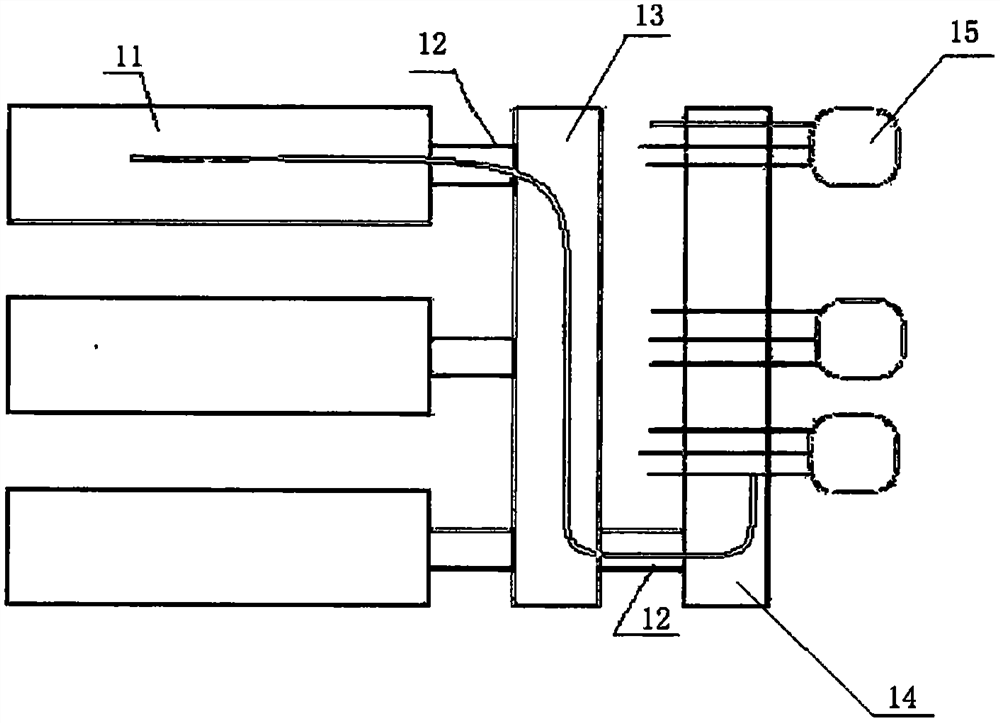 Case heat dissipation structure of helicopter airborne equipment