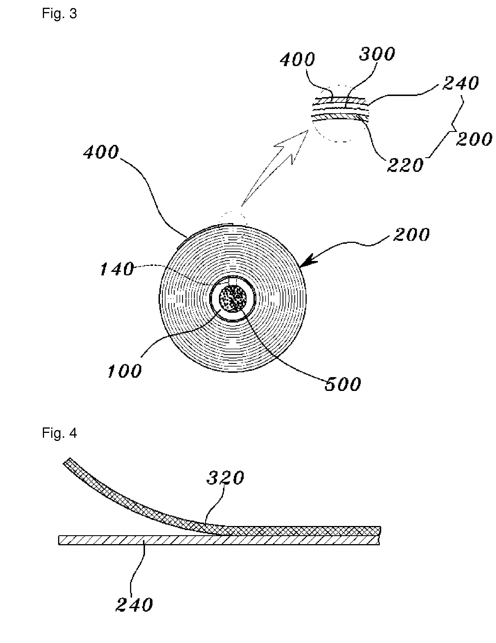 Spiral wound type filter cartridge