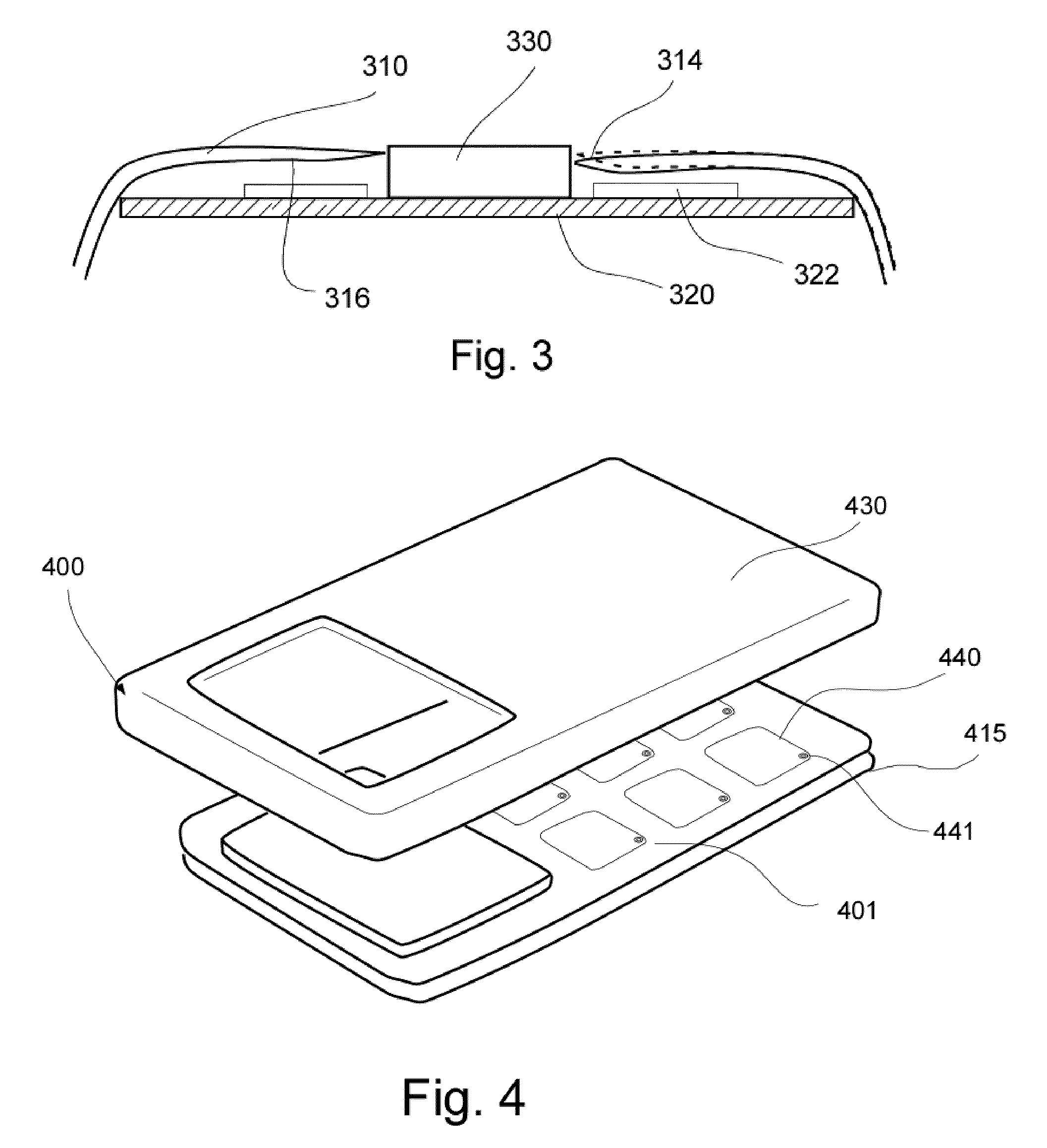 Electronic device housing with integrated user input capability