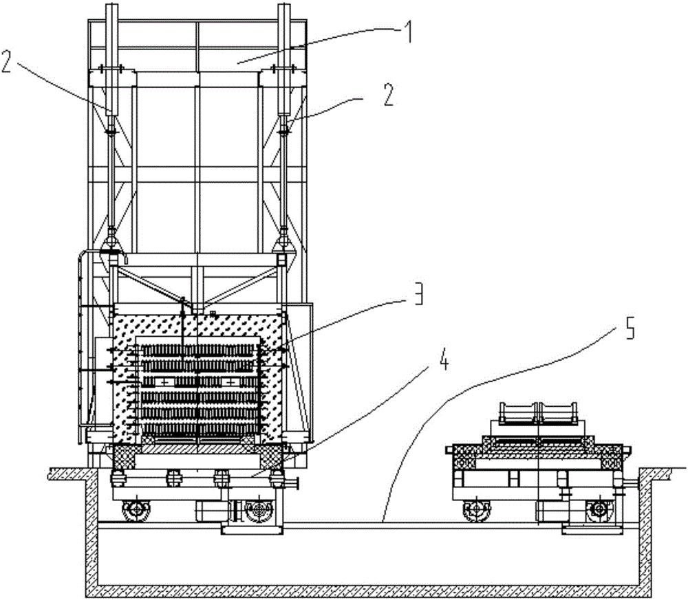 Bell-type heating resistance furnace system