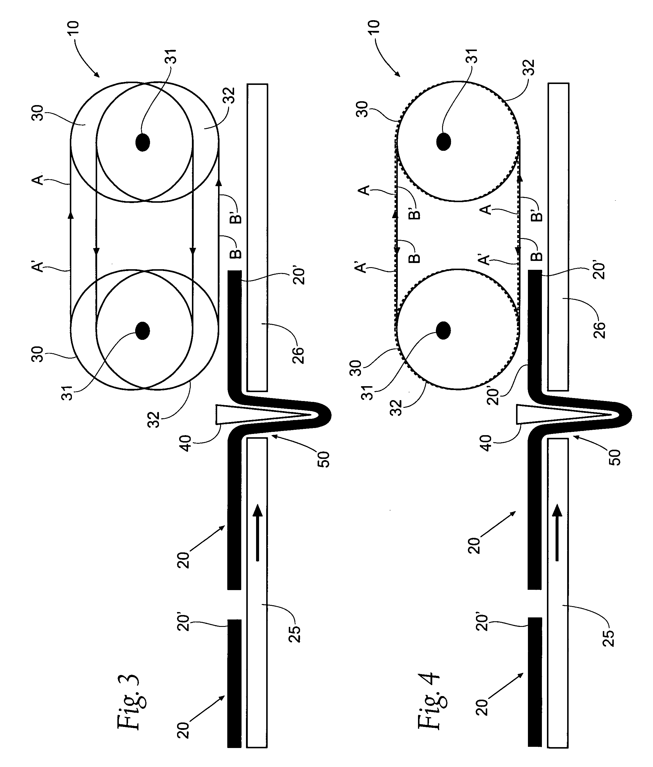 Method and apparatus for changing speed or direction of an article