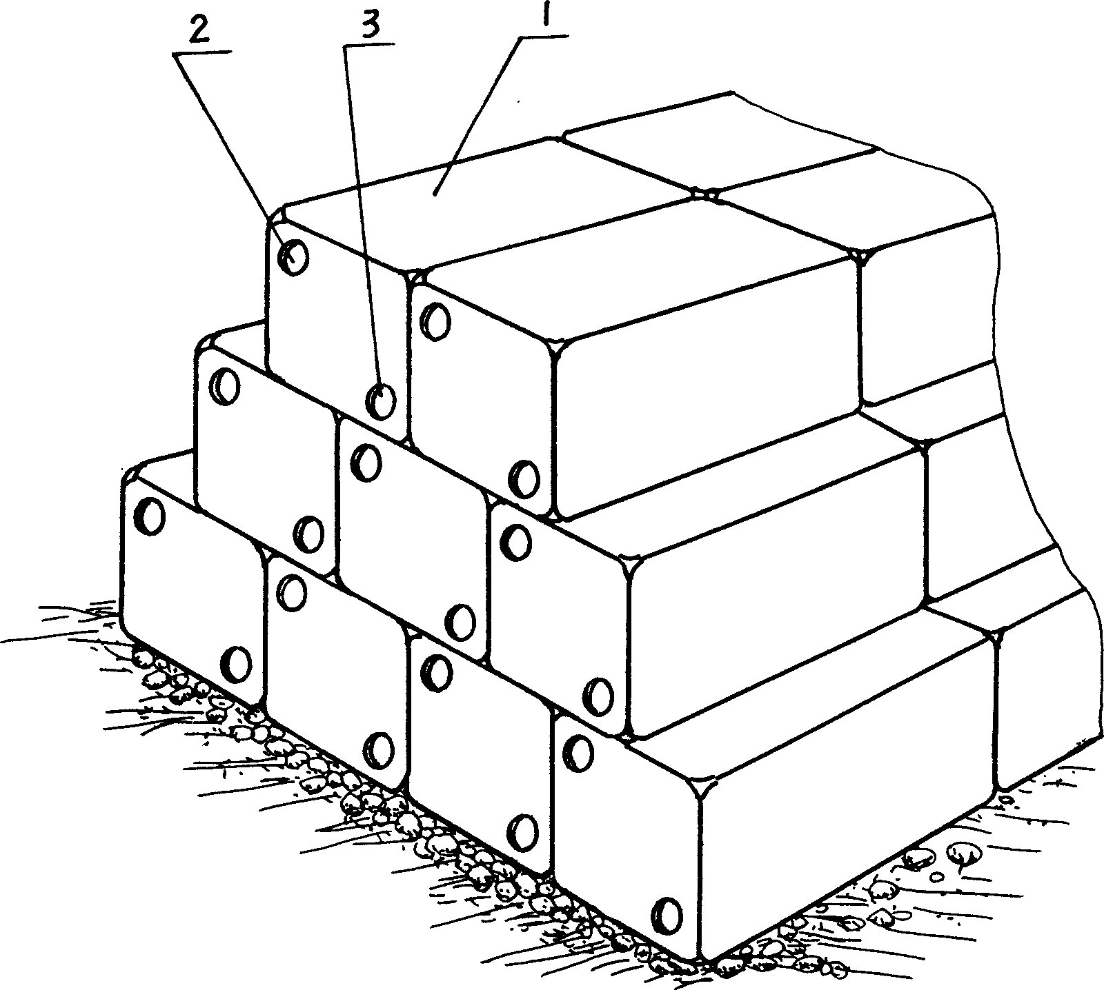 Method of using film structure water bag in prepressing soft foundation