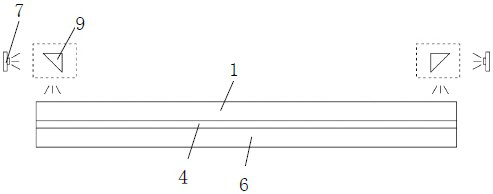 Interlayer light-emitting glass device and automobile skylight