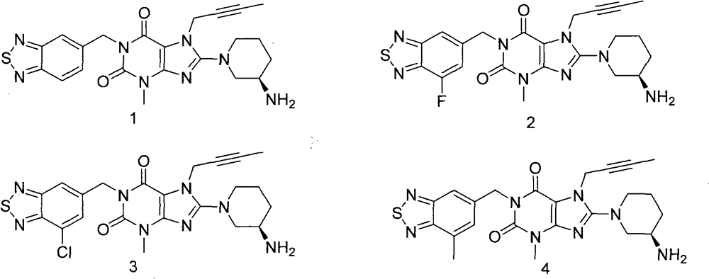 Thiadiazole derivatives dpp-iv inhibitors