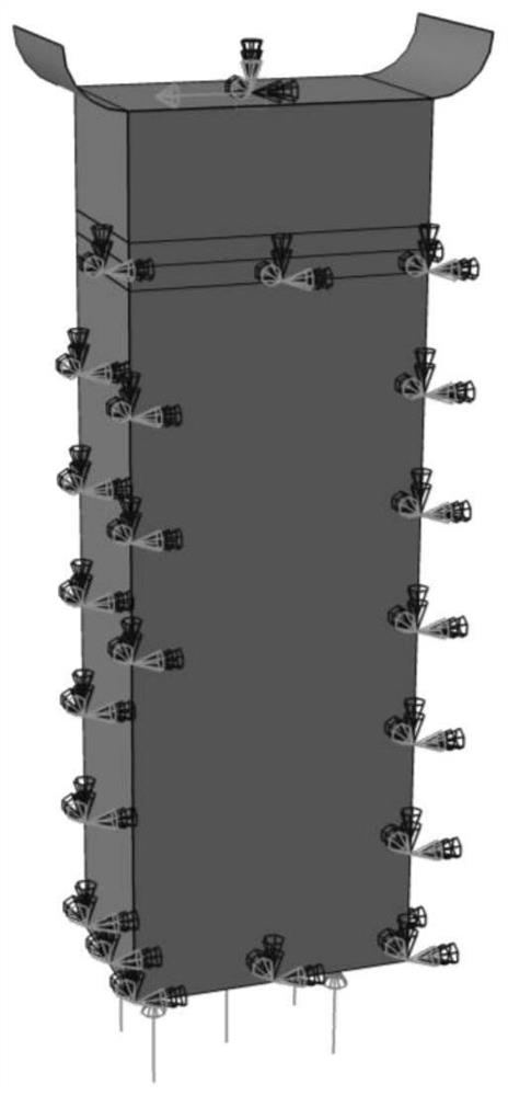 Fatigue crack propagation simulation method for CT (Computed Tomography) sample of three-dimensional linear friction welding head