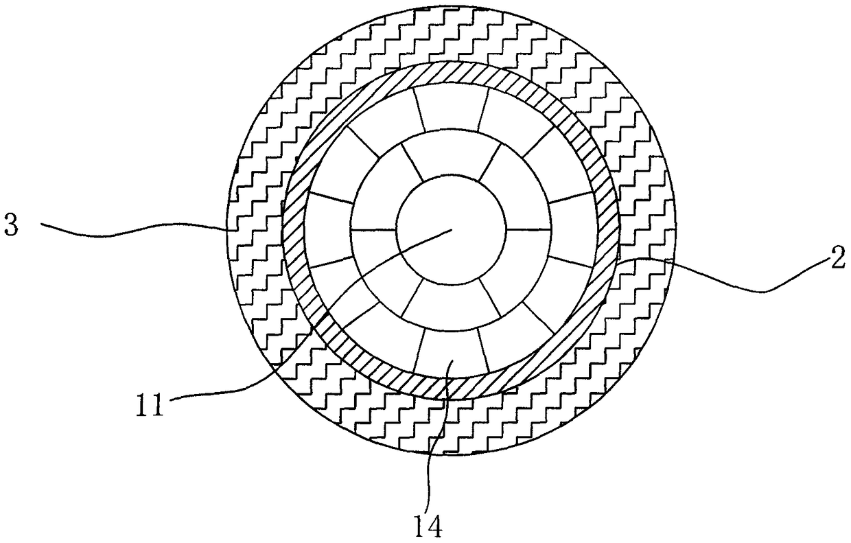 Medium-voltage aluminum alloy overhead insulated cable and preparation method thereof