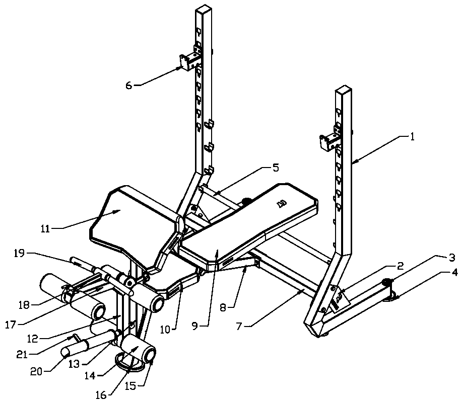 Abdominal explosiveness resistance training instrument and manufacture method thereof