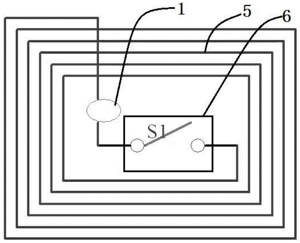 Passive magnetic induction button device