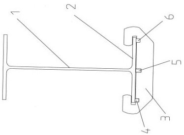 Field welding tool for traveling I-shaped beam and assembling and welding method of field welding tool