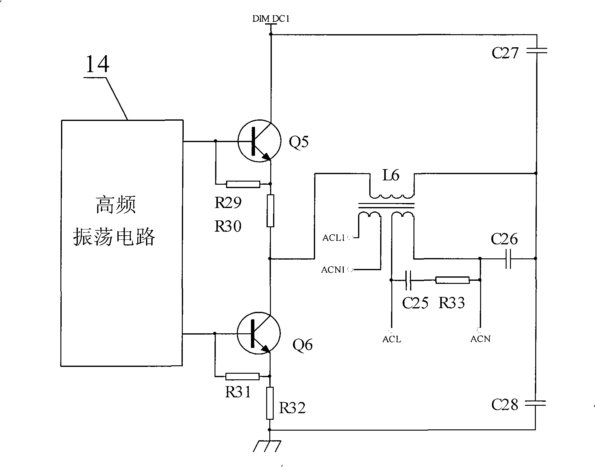 High voltage AC light-adjusting controller for general constant-current LED