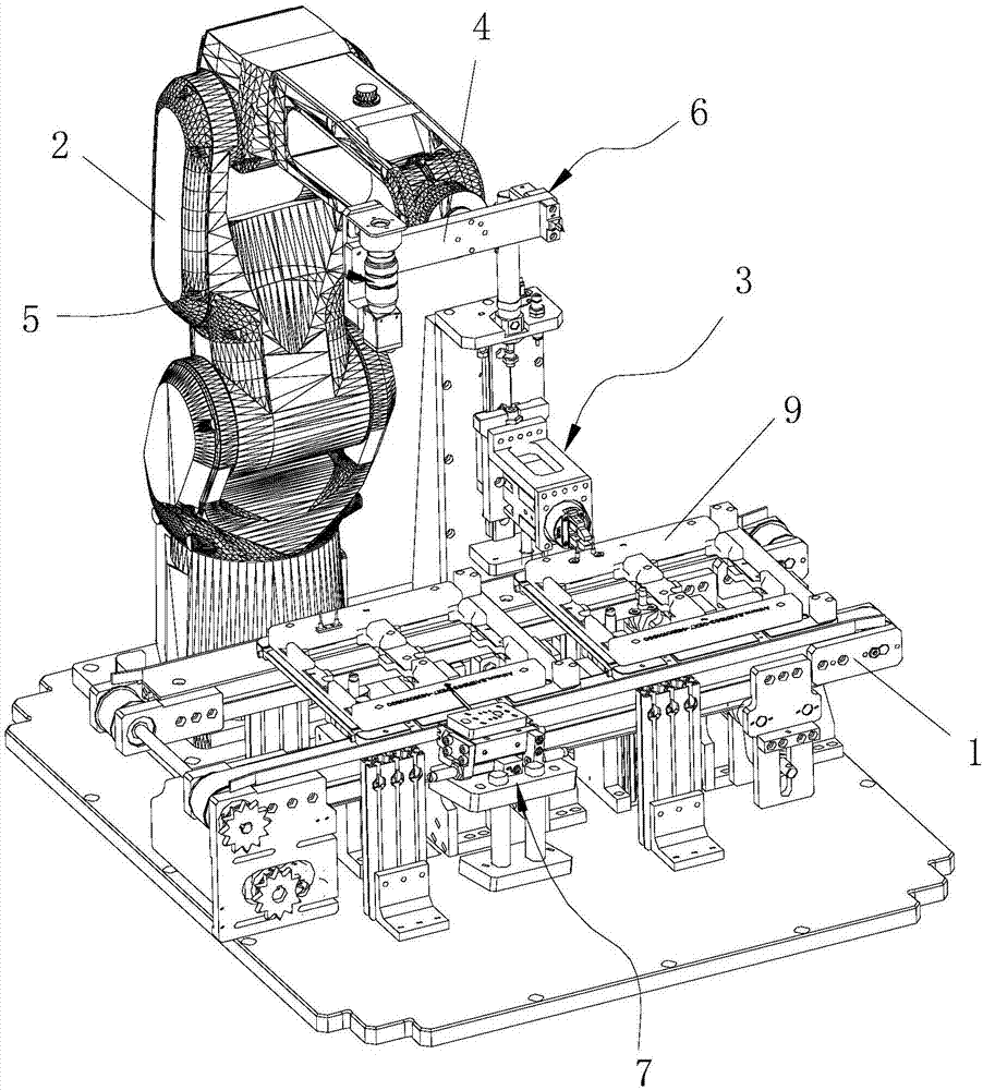 Mobile phone antenna feed point position and rear cover assembling mechanism