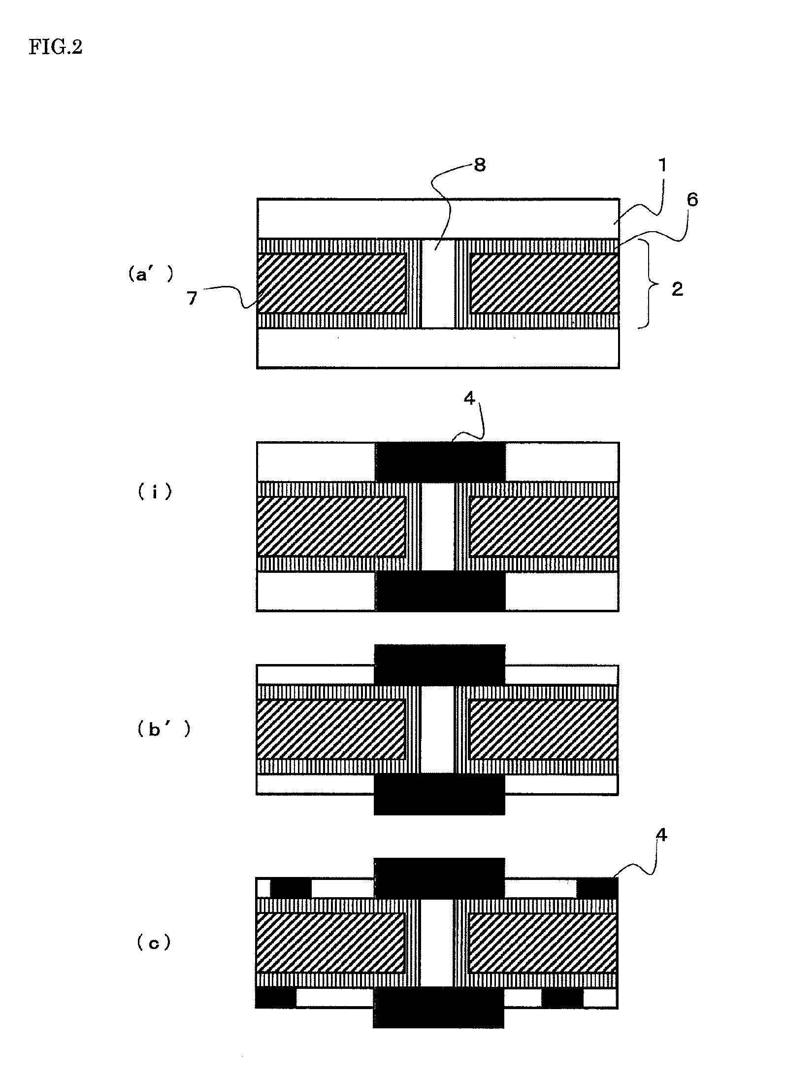 Method for electroconductive pattern formation