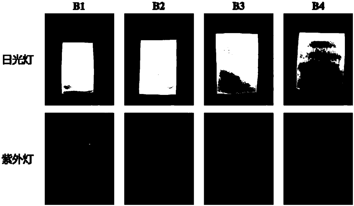 Waterborne invisible fluorescent anti-counterfeiting ink as well as preparation method and application method thereof