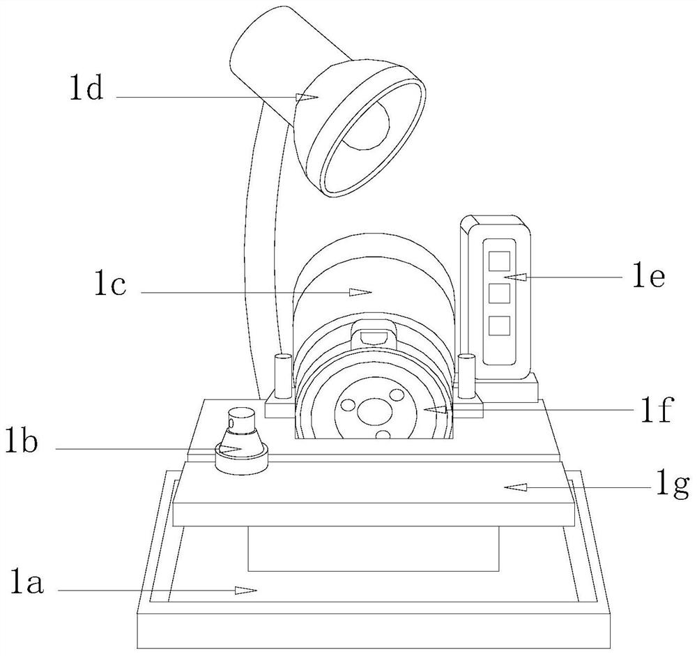 A machining tool grinding device adopting the principle of stabilizing and correcting surface