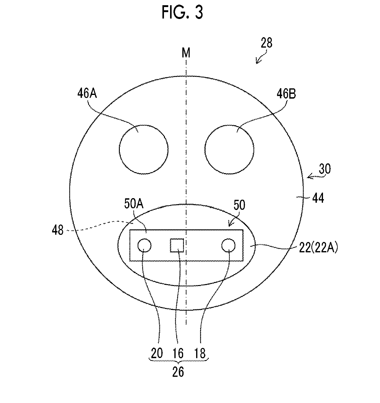 Three-dimensional information detection device