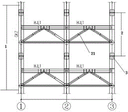 Vertical comprehensive transportation device for super high-rise building construction