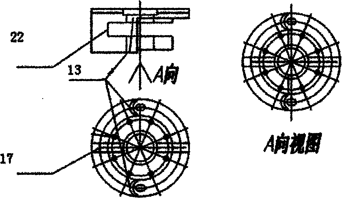 Linear adjustment device for aligning transverse ribs of high-torque screw-thread steel