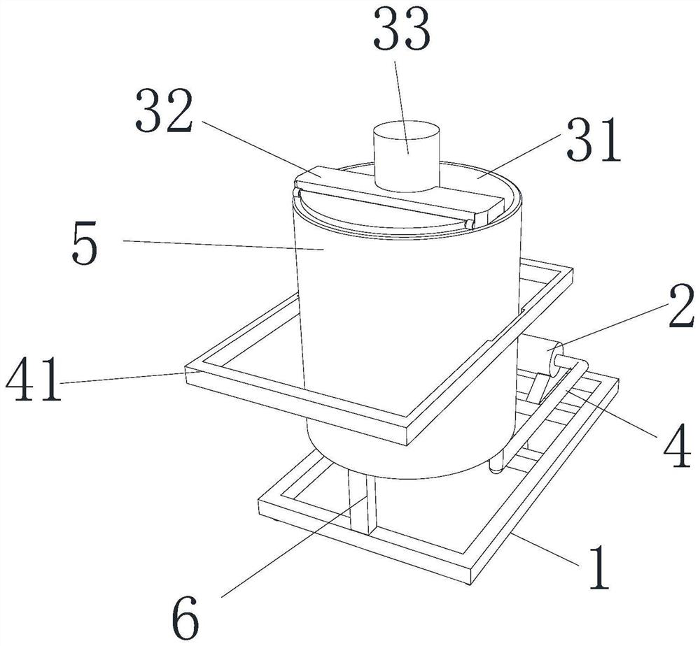 Electronic element cleaning solution stirring device