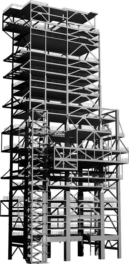 Protective dismantle and assembly method for large-scale towering steel structures