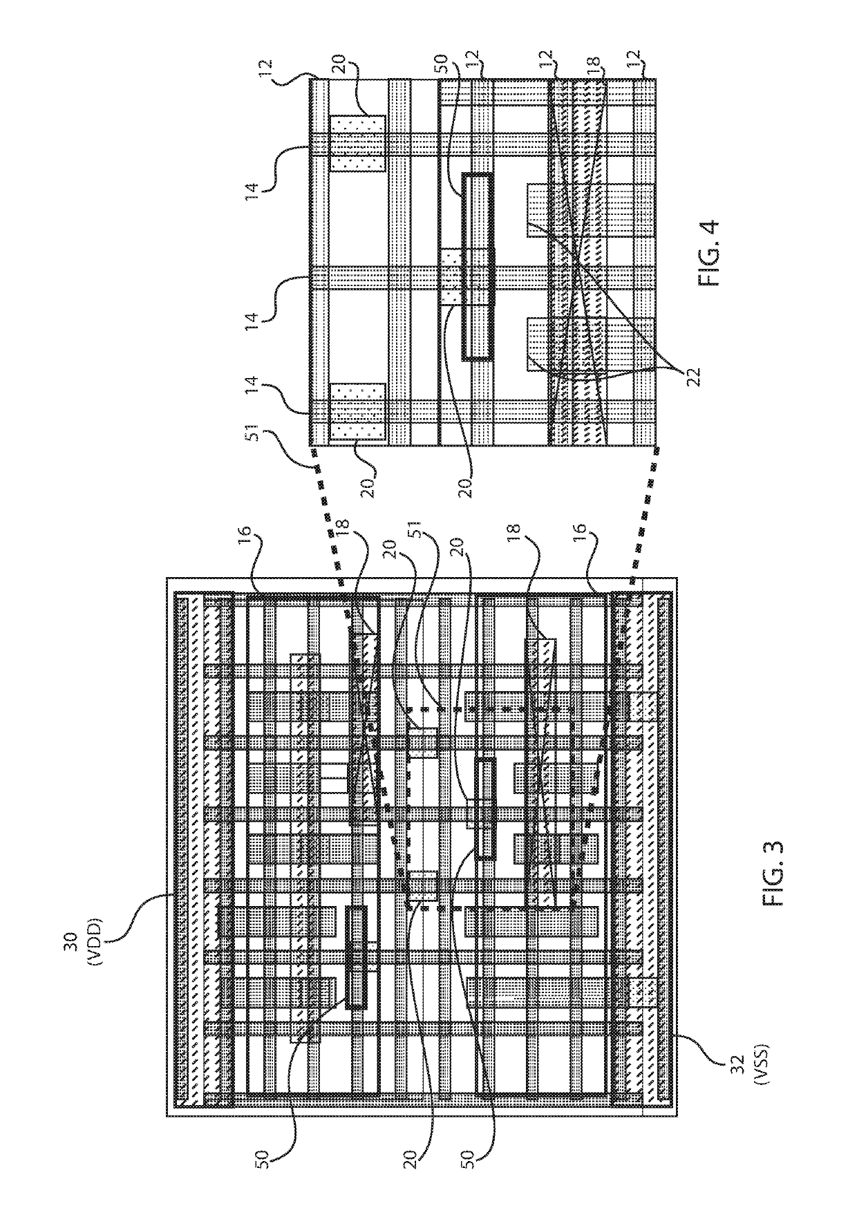 Standard cell architecture with at least one gate contact over an active area