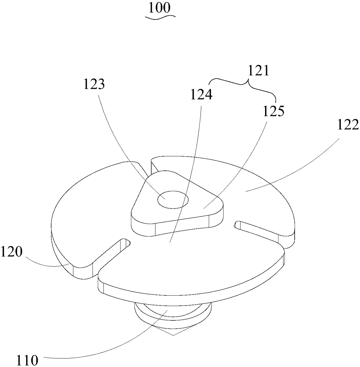 Non-return rubber pad and booster pump