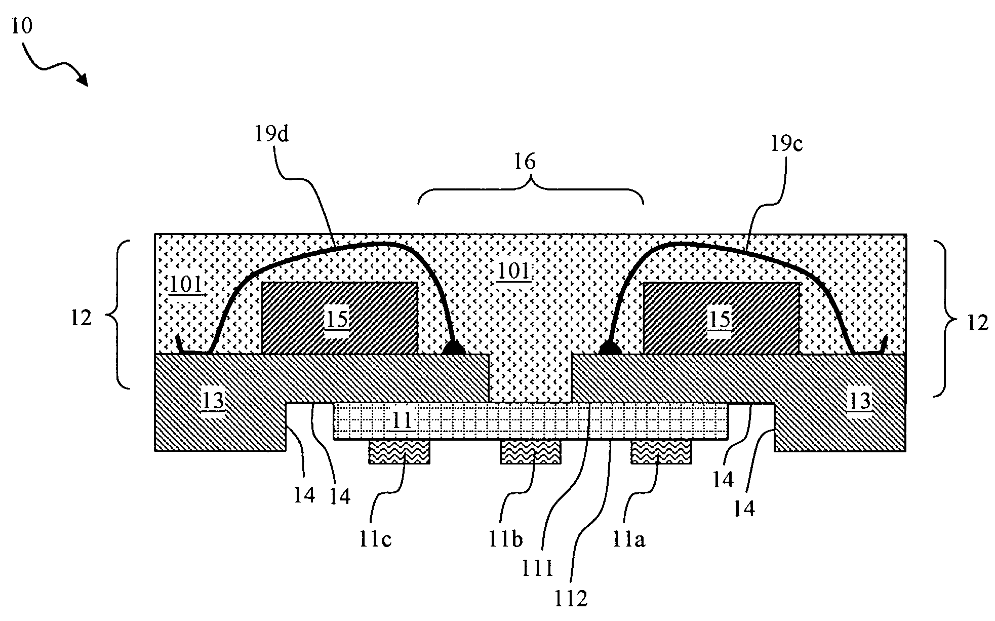 Compact power semiconductor package and method with stacked inductor and integrated circuit die