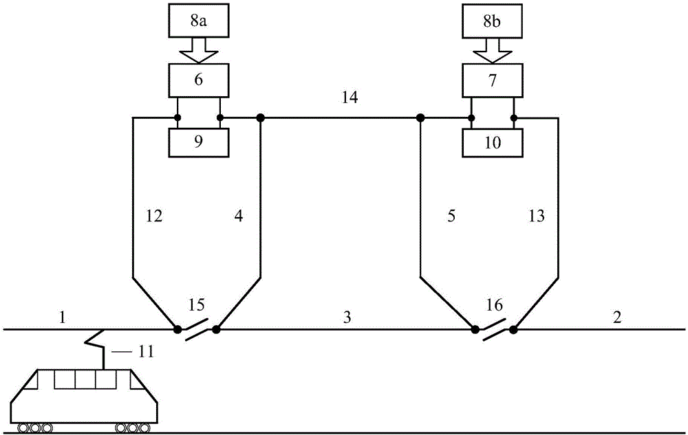 Improved intelligent electrical sectioning device for alternating current electrified railway