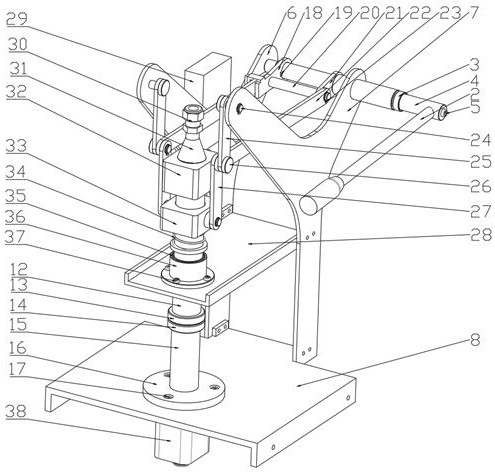 Medical mask gas exchange pressure difference testing device