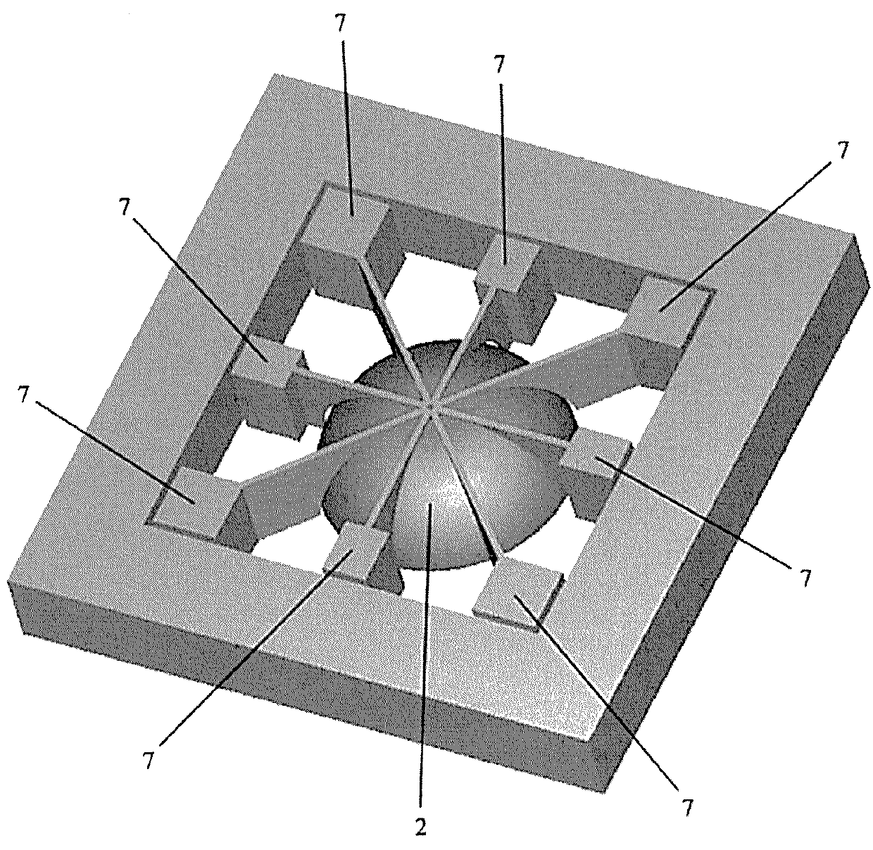 Hemispherical resonance micromechanical gyroscope and processing method thereof