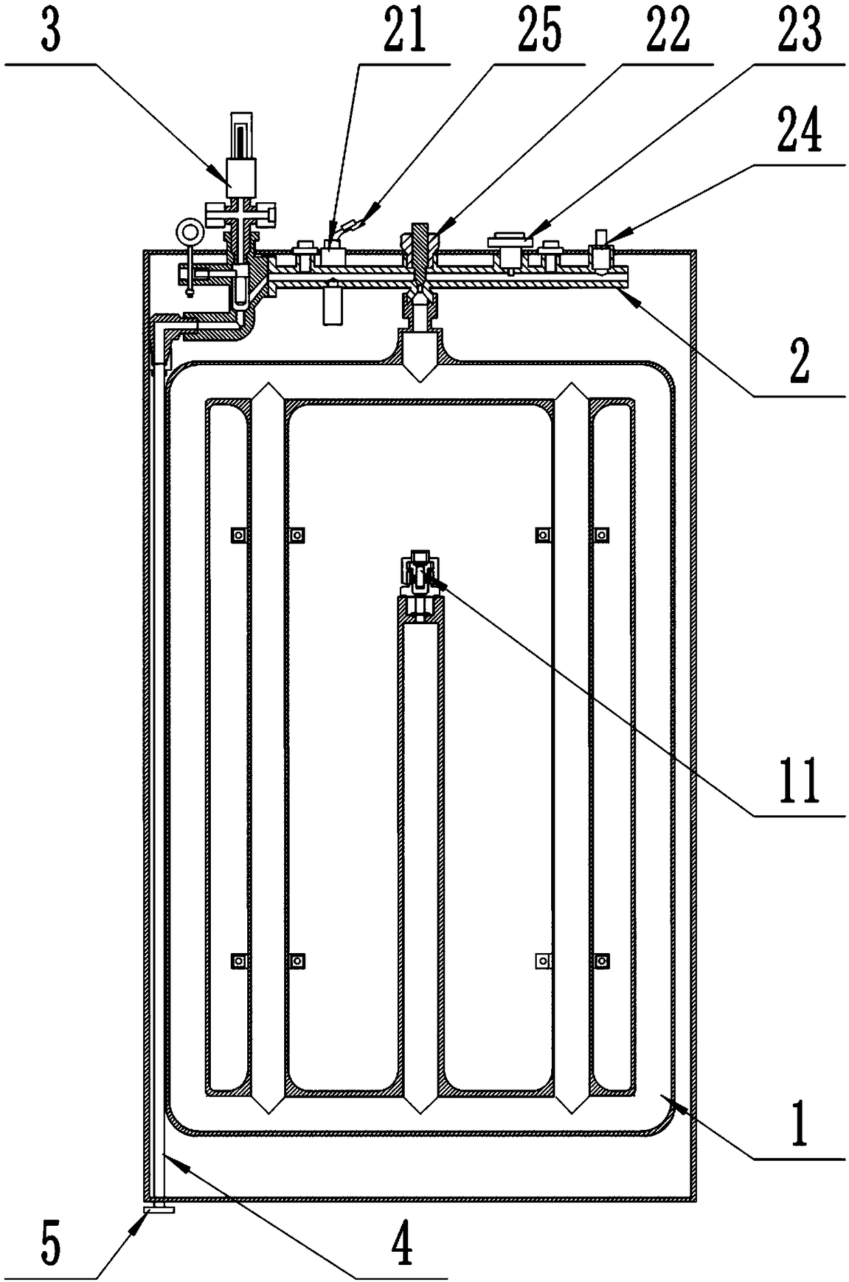 Heat detection automatic fire extinguishing device