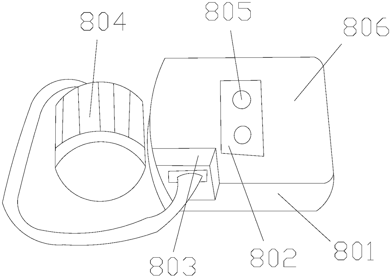 Intelligent numerical control machine tool caster