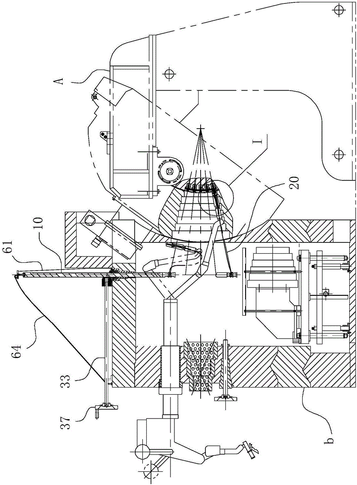 Auxiliary source disassembly device for medical radiation source