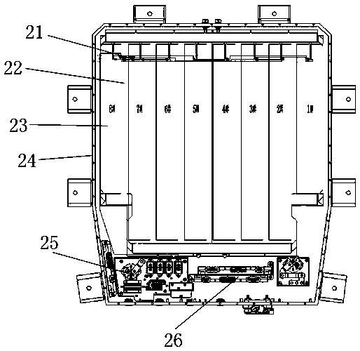 A battery heating device with thermal management
