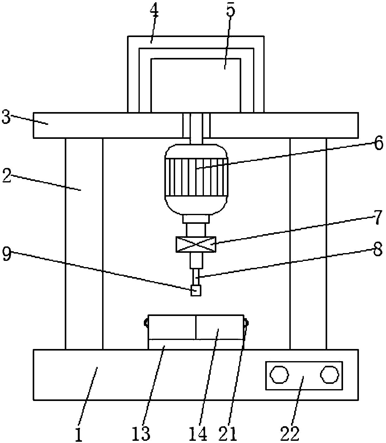 Cleaning method of rotating type valve end opening inner wall thread burrs