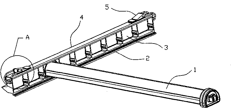 Permanent connection structure of lighting tubes in light fitting